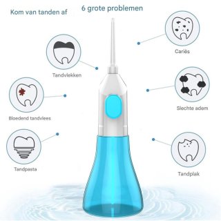 Wat vinden we goed aan de Vitdipy Draadloze Waterflosser