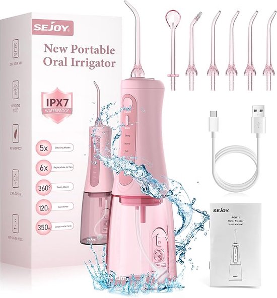 VORLOU Waterflosser USB Oplaadbaar 300ml review