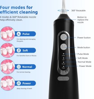Waterflosser draadloos elektrisch mondverzorging