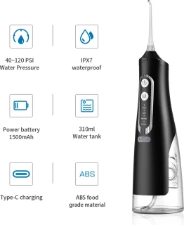 Waterflosser draadloos elektrisch mondverzorging
