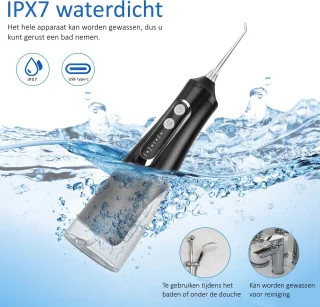 Waterflosser draadloos elektrisch mondverzorging