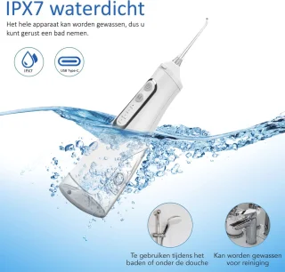 Waterflosser Draadloos Elektrische Tandenflosser Monddouche