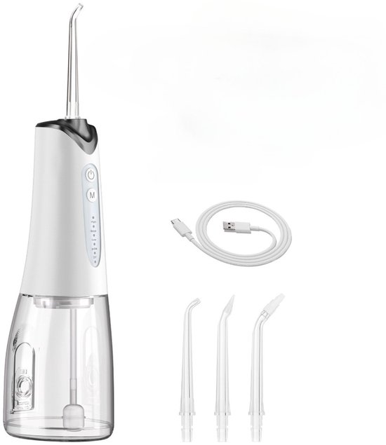 Waterflosser Draadloos Monddouche 300ML Wit review