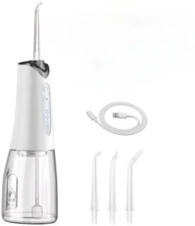 Waterflosser Draadloos Monddouche 300ML Wit