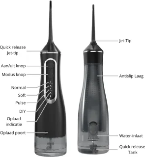 Waterflosser Draadloos Monddouche Flosapparaat