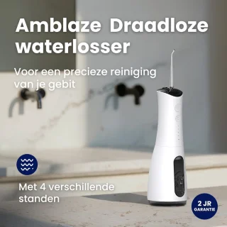 Waterflosser Draadloos Monddouche Wit