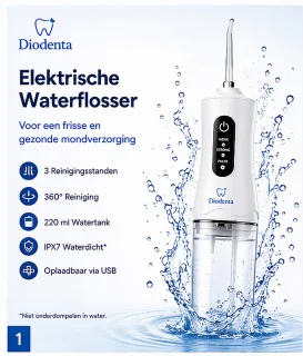 De Waterflosser - Flosapparaat in één oogopslag