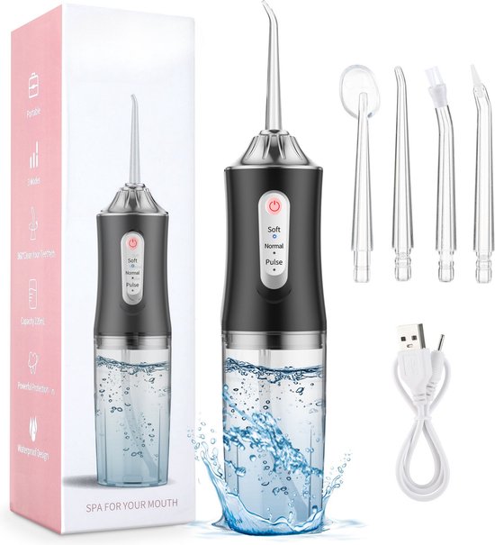 Waterflosser Monddouche Draadloos Zwart review