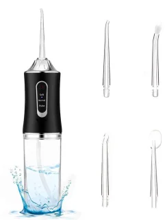 Waterflosser Monddouche Elektrisch Draadloos Zwart