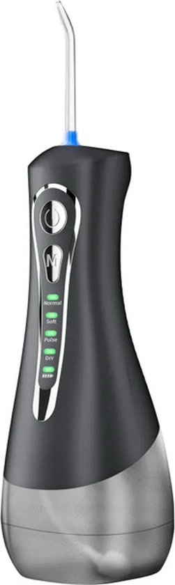 Waterflosser Monddouche Zwart 300ml 4 Opzetstukken review