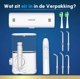 Waterpik CC-04 Sensonic Complete Care Waterflosser en Tandenborstel Set Wit