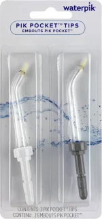 Waterpik PP-100 Pik-Pocket Tips 2 stuks zilver