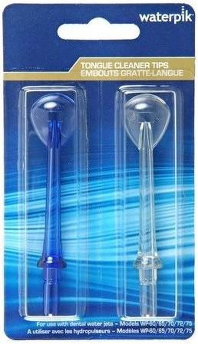 De Waterpik Tongreinigingstips TC-70, 2 stuks in één oogopslag