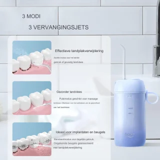 Waterpik Waterflosser C1 Draadloos USB Oplaadbaar Blauw
