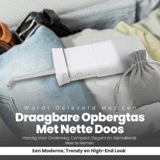 Waterpik Waterflosser Draadloos met 4 Opzetstukken