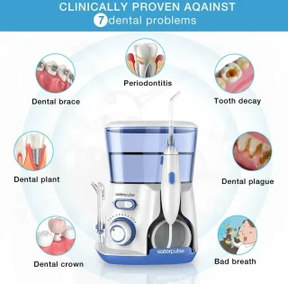 Waterpuls Water Flosser Elektrisch Wit Groen