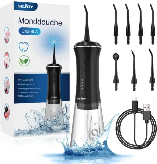 Wildor Waterflosser 350ML Monddouche Oplaadbaar 7 Spuitmondjes