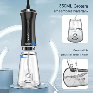 Wildor Waterflosser 350ML Monddouche Oplaadbaar 7 Spuitmondjes