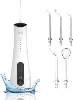 Zeri Waterflosser Elektrisch Draadloos met 5 Opzetstukken