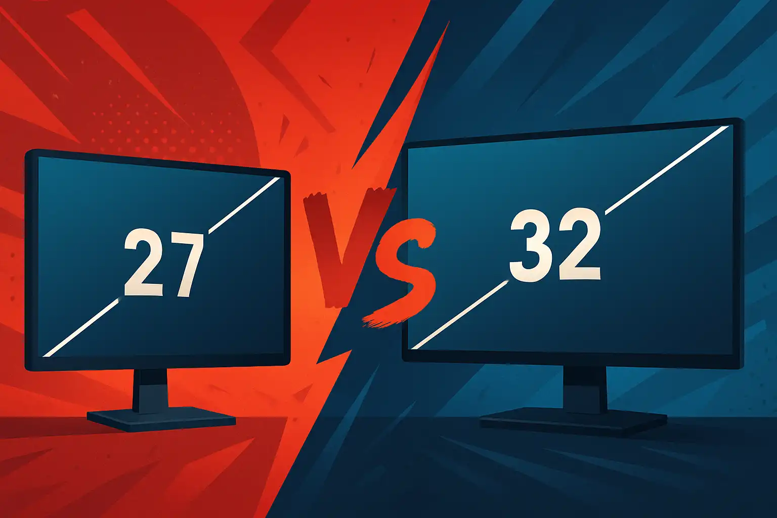 27 inch vs 32 inch gamingmonitor: de ultieme maatstrijd voor gamers