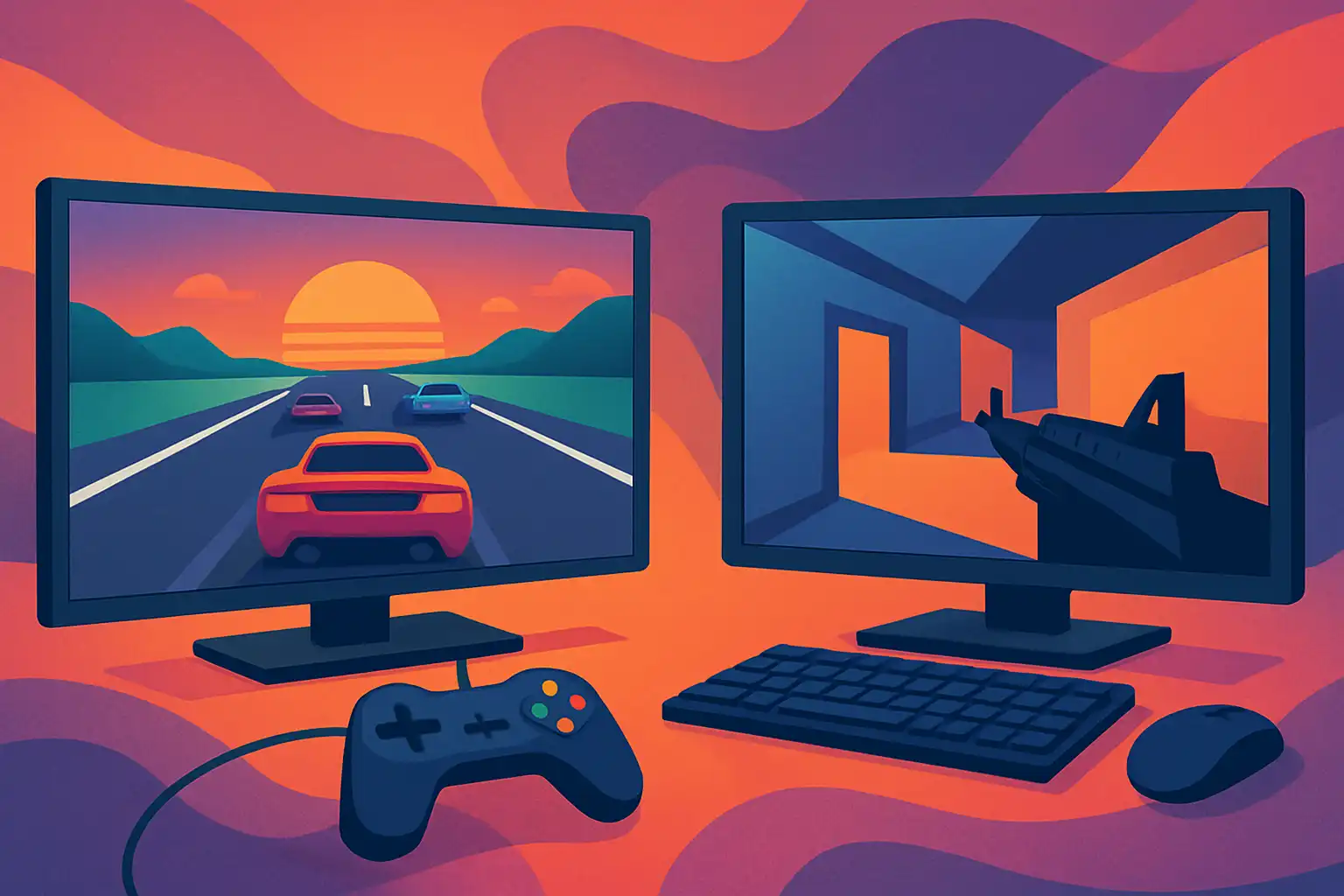 Gamen op tv of monitor: waarom de keuze je gameplay kan maken of breken