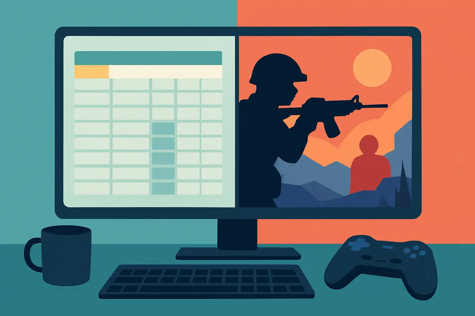 Hybride werken en gamen: zo vind je één monitor die zowel je spreadsheets als je headshots wint