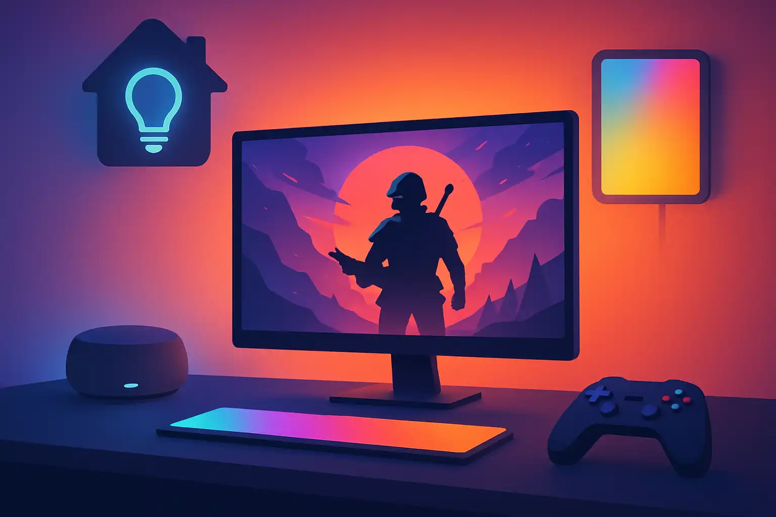 Smart home voor gamers: je monitor en verlichting automatisch laten reageren op in-game events