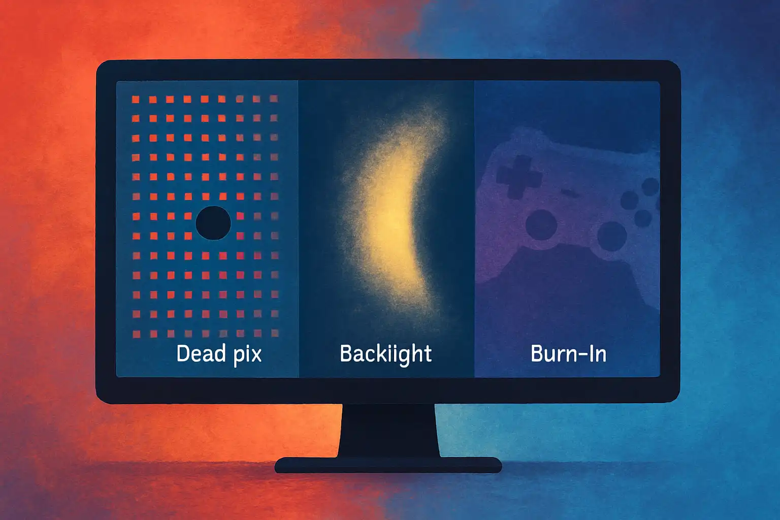 Tweedehands gamingmonitor kopen: zo test je hem op dode pixels, backlight bleeding en burn‑in