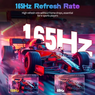 Ultrascherp Beeldscherm – Curved Monitor – Ultrawide Scherm – Gaming Monitor – Computerscherm – 34 Inch – 3440x1440 Resolutie – 165Hz Verversingssnelheid