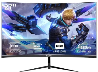 Gaming Monitor – Curved Monitor – Gaming Display – 27 Inch Scherm – Full HD – 180 Hz Refresh Rate – 1800R Kromming – VA Paneel