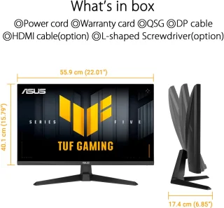 ASUS TUF Gaming VG259Q5A - FHD Fast IPS Gaming Monitor - 200Hz - 0.3ms - G-Sync Compatible - 24,5 Inch