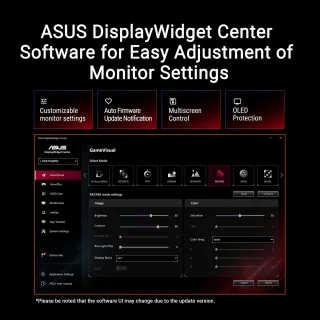 ASUS ROG Strix OLED XG27AQDPG - QHD QD-OLED Gaming Monitor - 500Hz - 0.03ms - G-Sync Compatible - 26.5 Inch