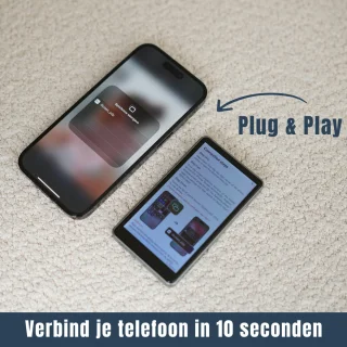 Fliq Gear - Magnetische Selfie Vlog Monitor - Geschikt voor Android en iPhone Telefoons - Ideaal voor Selfies, Vlogs, Live Streams en Video-opnames - JERMI