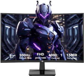 Supersnelle 300 Hz gaming in een gebogen 27" VA-pakket