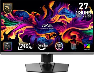 MSI MAG 272UP QD-OLED X24 computer monitor 67,3 cm (26.5") 3840 x 2160 Pixels 4K Ultra HD Zwart