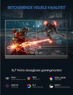 144Hz Gaming Monitor Plug & Play