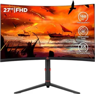 27 inch (68,6 cm) gebogen monitor