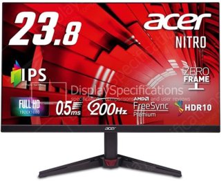 Acer Nitro VG0 (VG240YX1bmiipx) 23,8" Monitor