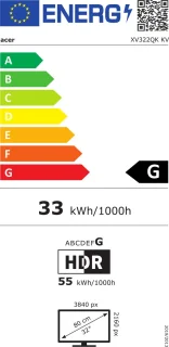 Acer Nitro XV322QKKV 32" Monitor