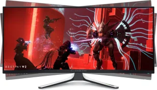 Alienware AW3423DW 34,2" Quad HD OLED Monitor Wit/Zwart