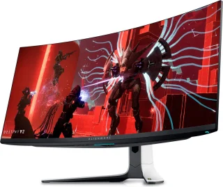 Alienware AW3423DW 34,2" Quad HD OLED Monitor Wit/Zwart