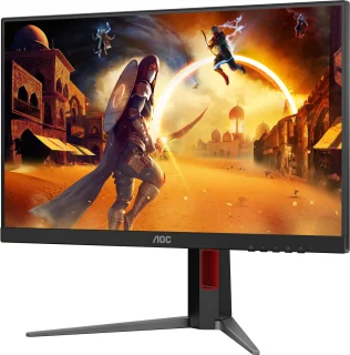 AOC 24G4HA 24" Full HD Monitor Zwart/Rood