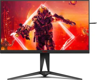 AOC AG275QZN/EU 27" Quad HD Monitor Zwart Rood
