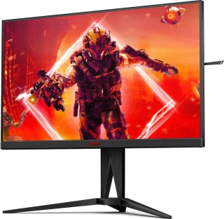 AOC AG275QZN/EU 27" Quad HD Monitor Zwart Rood