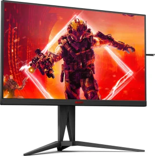 AOC AG275QZN/EU 27" Quad HD Monitor Zwart Rood