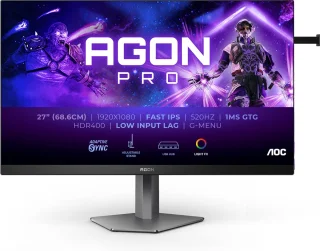 AOC AG276FK 27" Full HD Monitor Zwart/Grijs