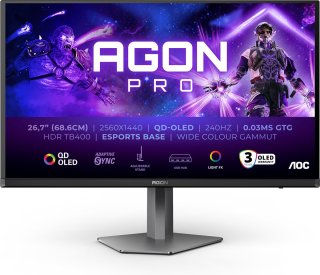 AOC AGON PRO AG276QZD2 27 inch QHD OLED Gaming Monitor
