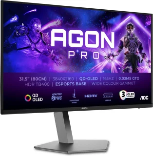 AOC AGON PRO AG326UD 32" 4K OLED Gaming Monitor