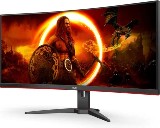 AOC CU34G2XE 34 Inch WQHD Ultrawide Curved Gaming Monitor
