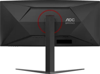 AOC CU34G4 34" Wide Quad HD monitor zwart/rood